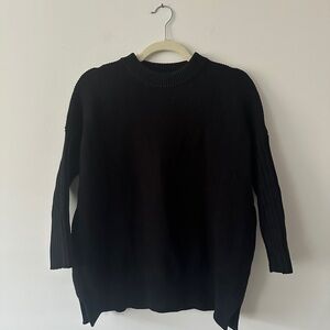 French Connection Black Crew Neck Sweater
